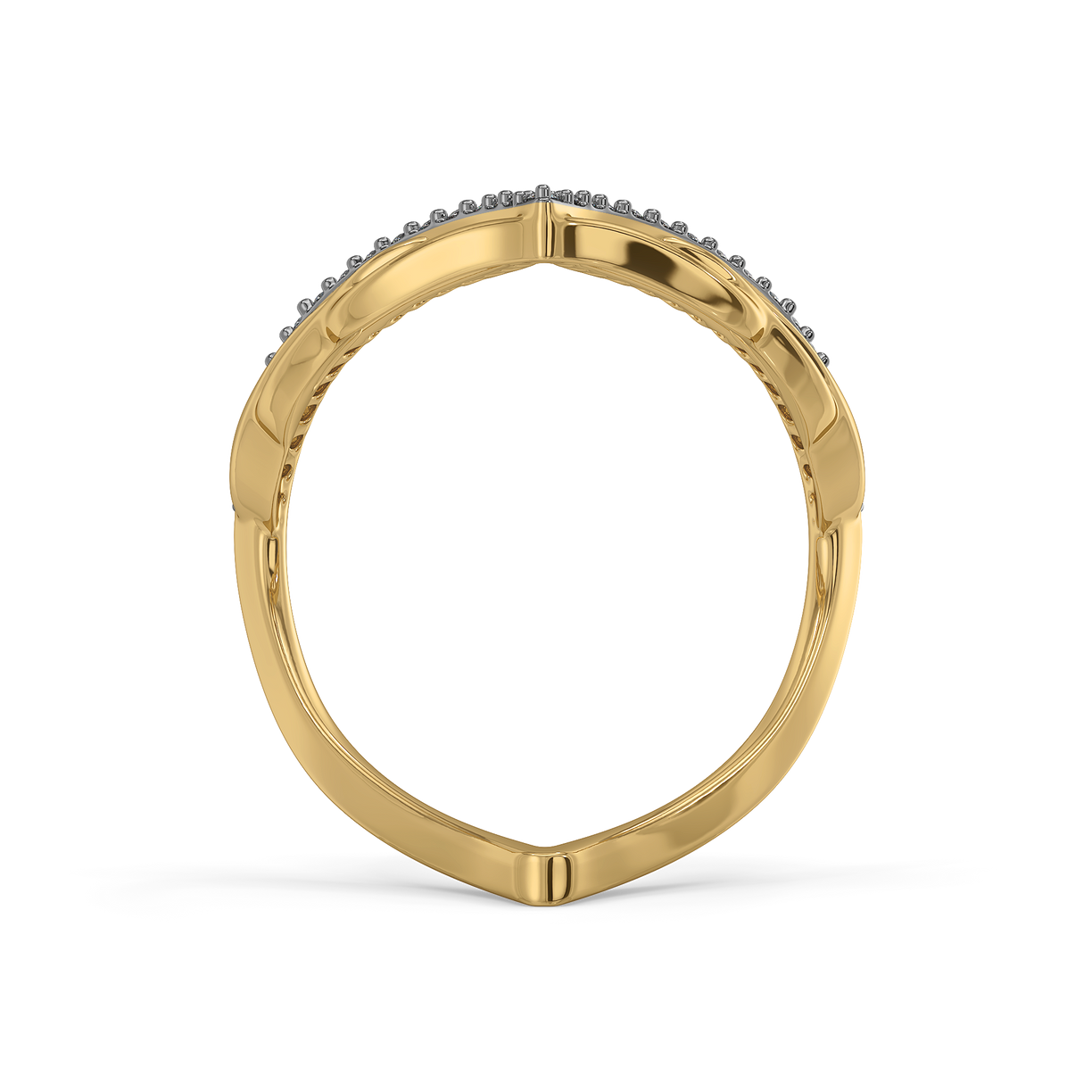 Angel's Embrace Vanki Ring-18kt Gold Vermeil Lab Grown Diamond Ring