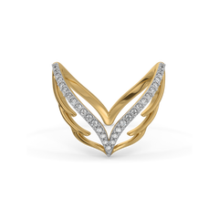 Angel's Embrace - Lab Diamond Vanki Ring