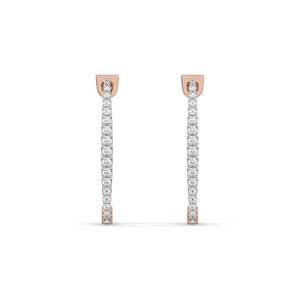 Blush Huggies - Lab Diamond Earrings