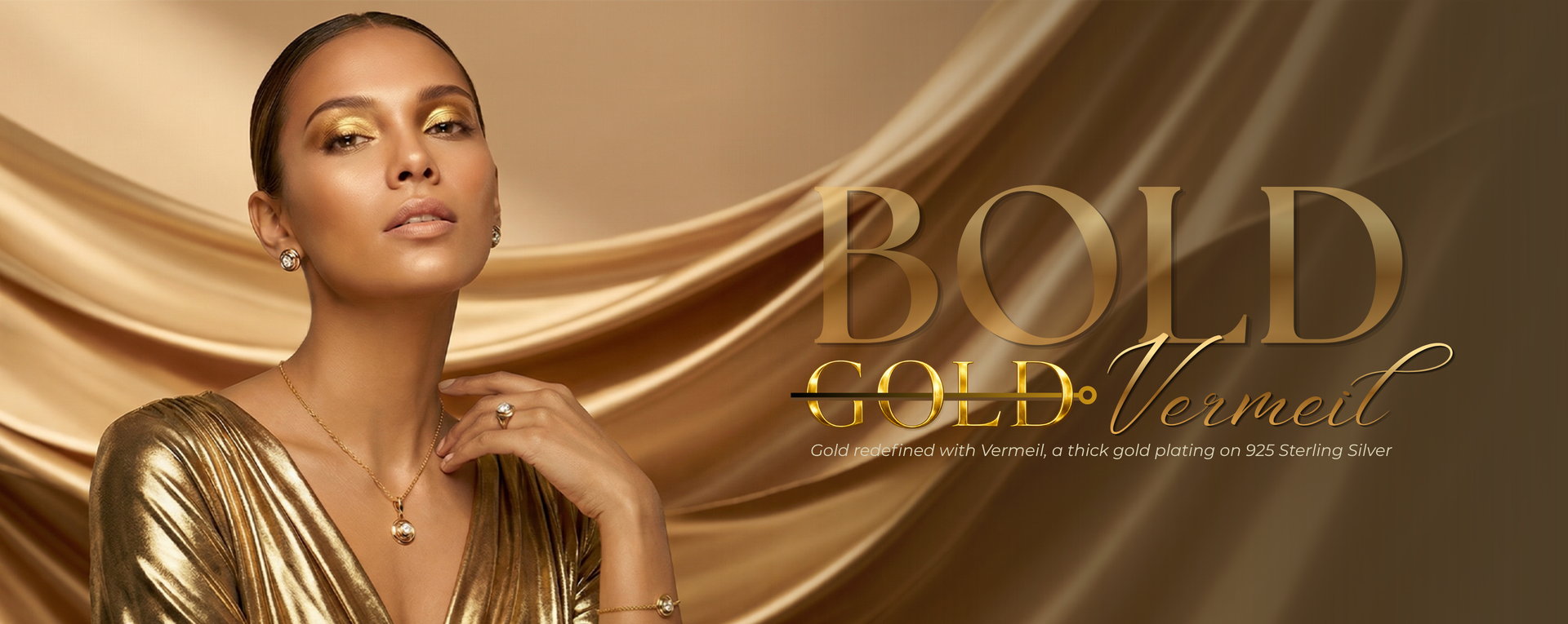 Lukson Bold Gold Vermeil Jewellery for Women