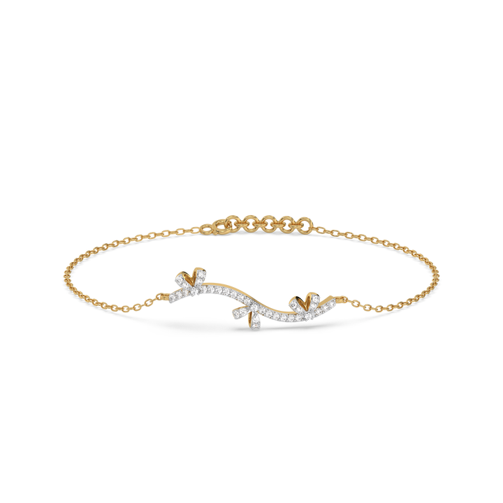 Bow-tiful Bliss - 18kt Gold Vermeil Lab Grown Diamond Bracelet