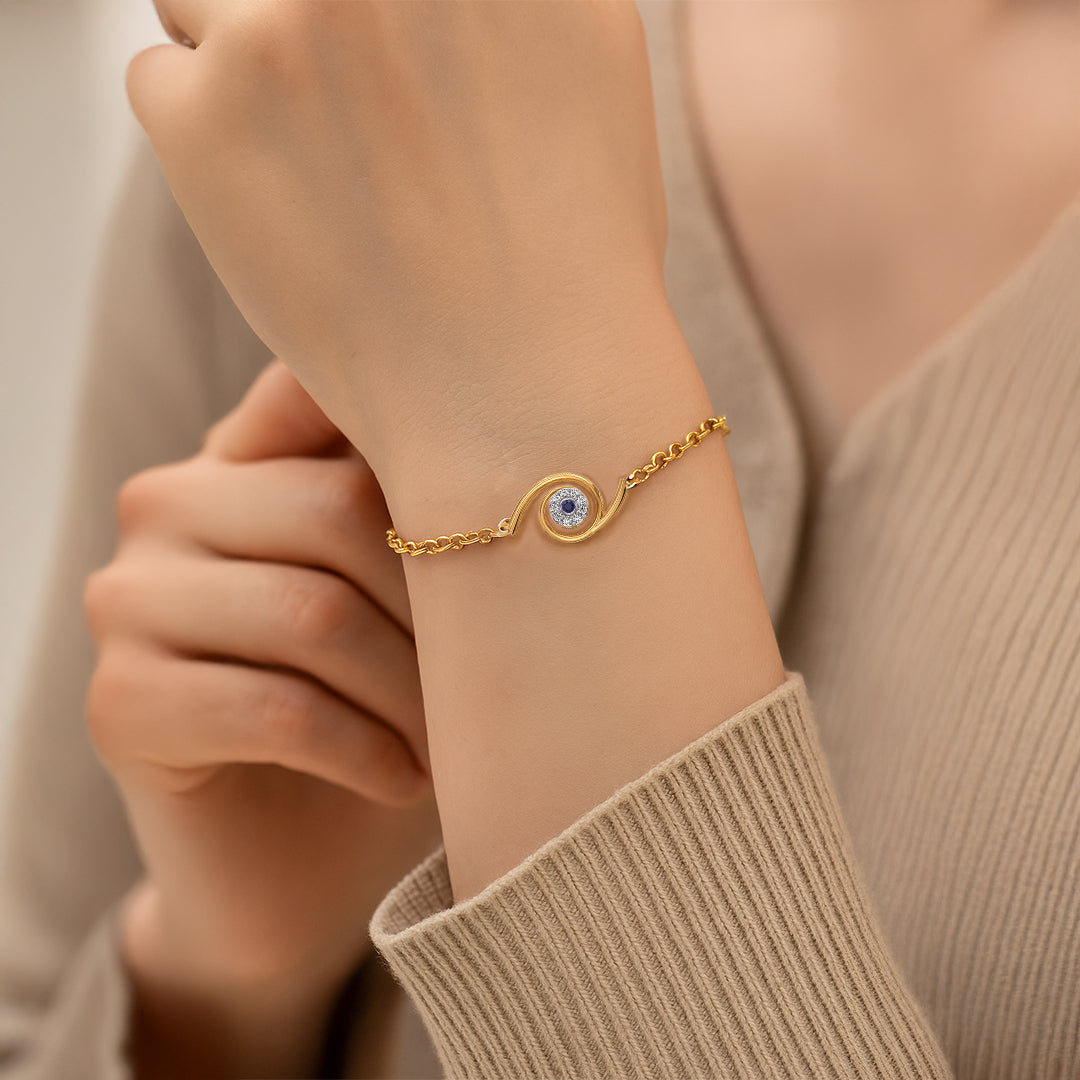 Evil Eye Elixir - Lab Diamond Bracelet
