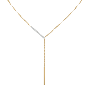 Cera Lariat - Lab Diamond Necklace