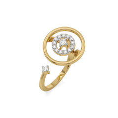 Circle of Dazzle - Lab Diamond Cocktail Ring