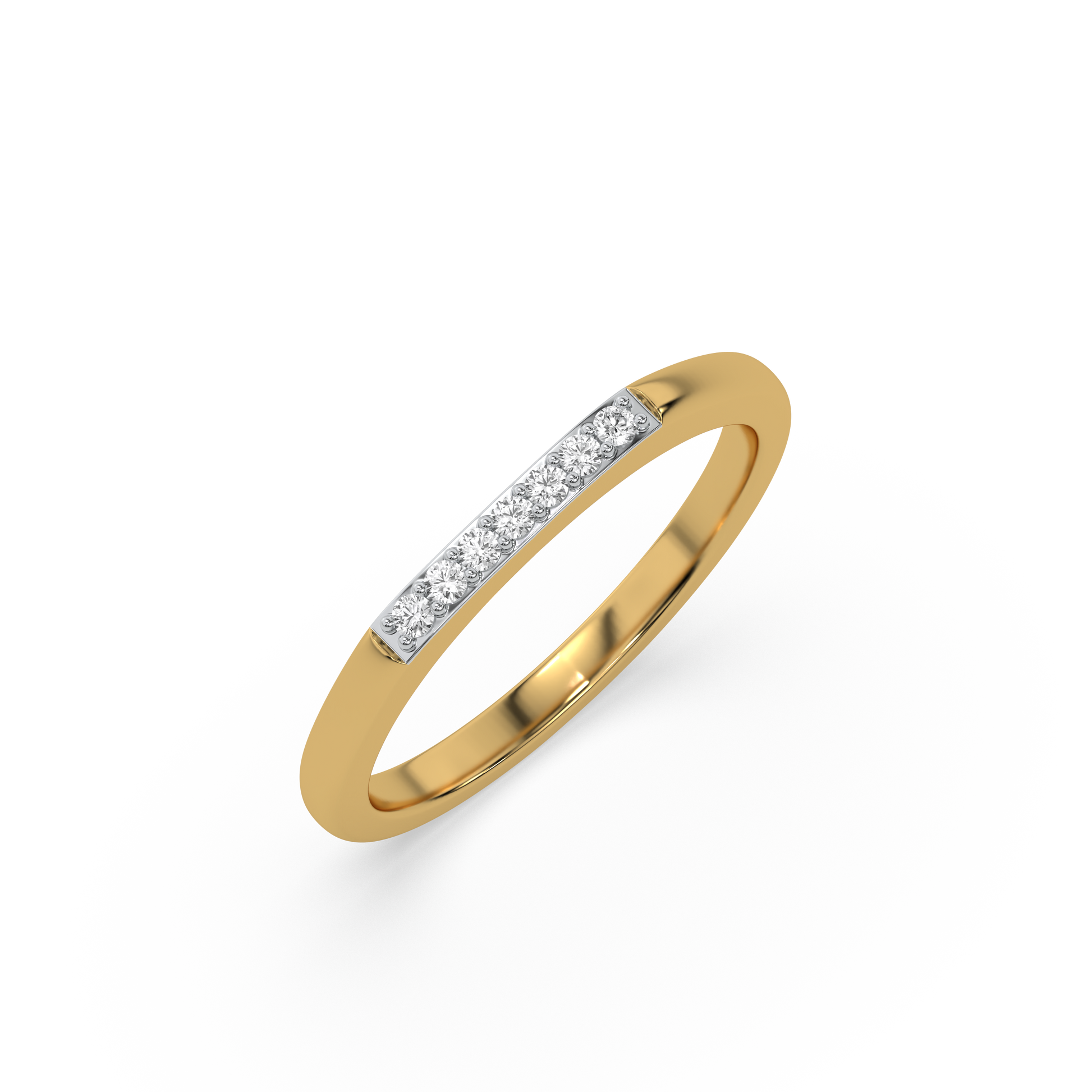 Classic Band - 18kt Gold Vermeil Lab Grown Diamond Ring