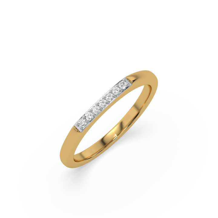 Classic Band - 18kt Gold Vermeil Lab Grown Diamond Ring