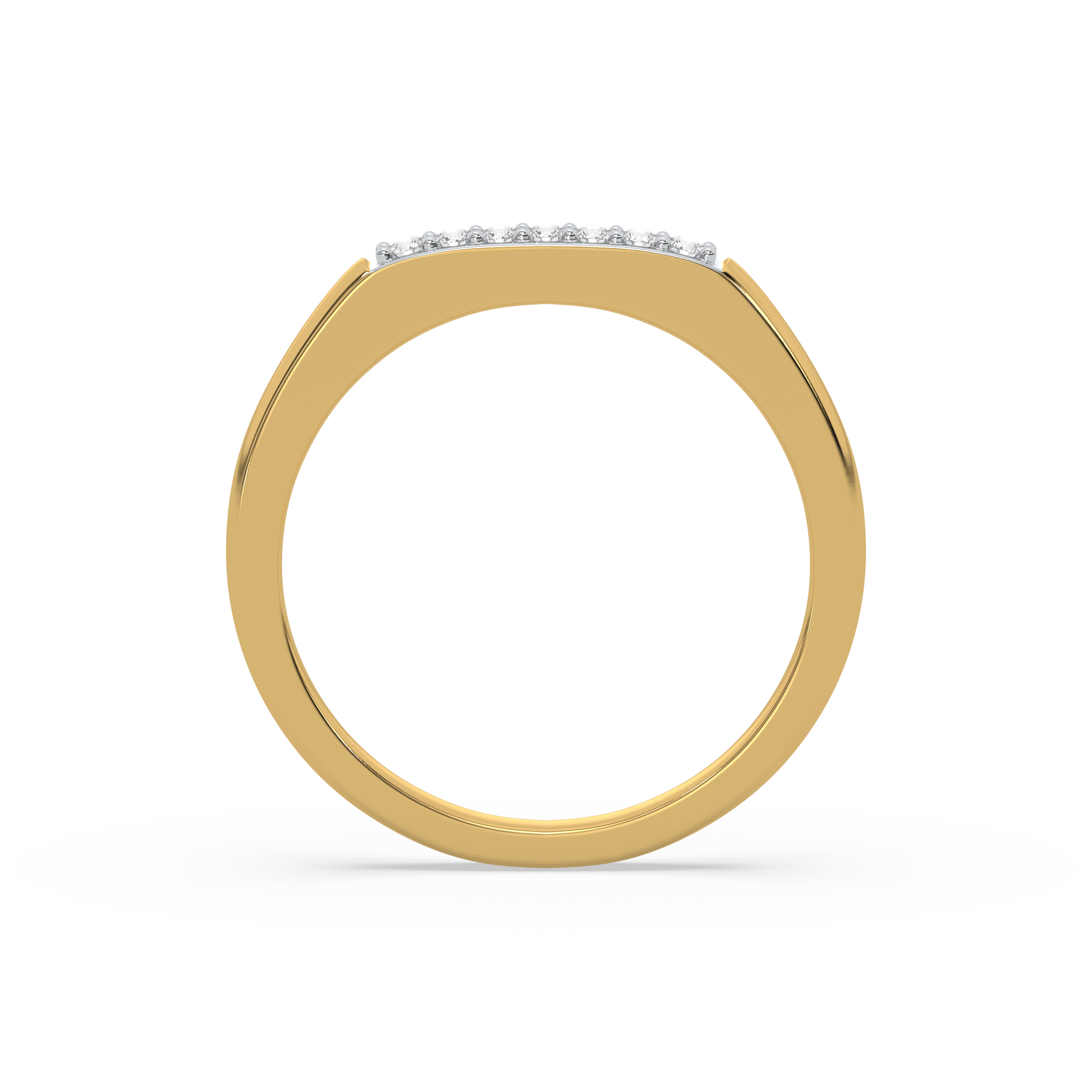 Classic Band - 18kt Gold Vermeil Lab Grown Diamond Ring