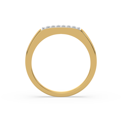 Classic Band - 18kt Gold Vermeil Lab Grown Diamond Ring