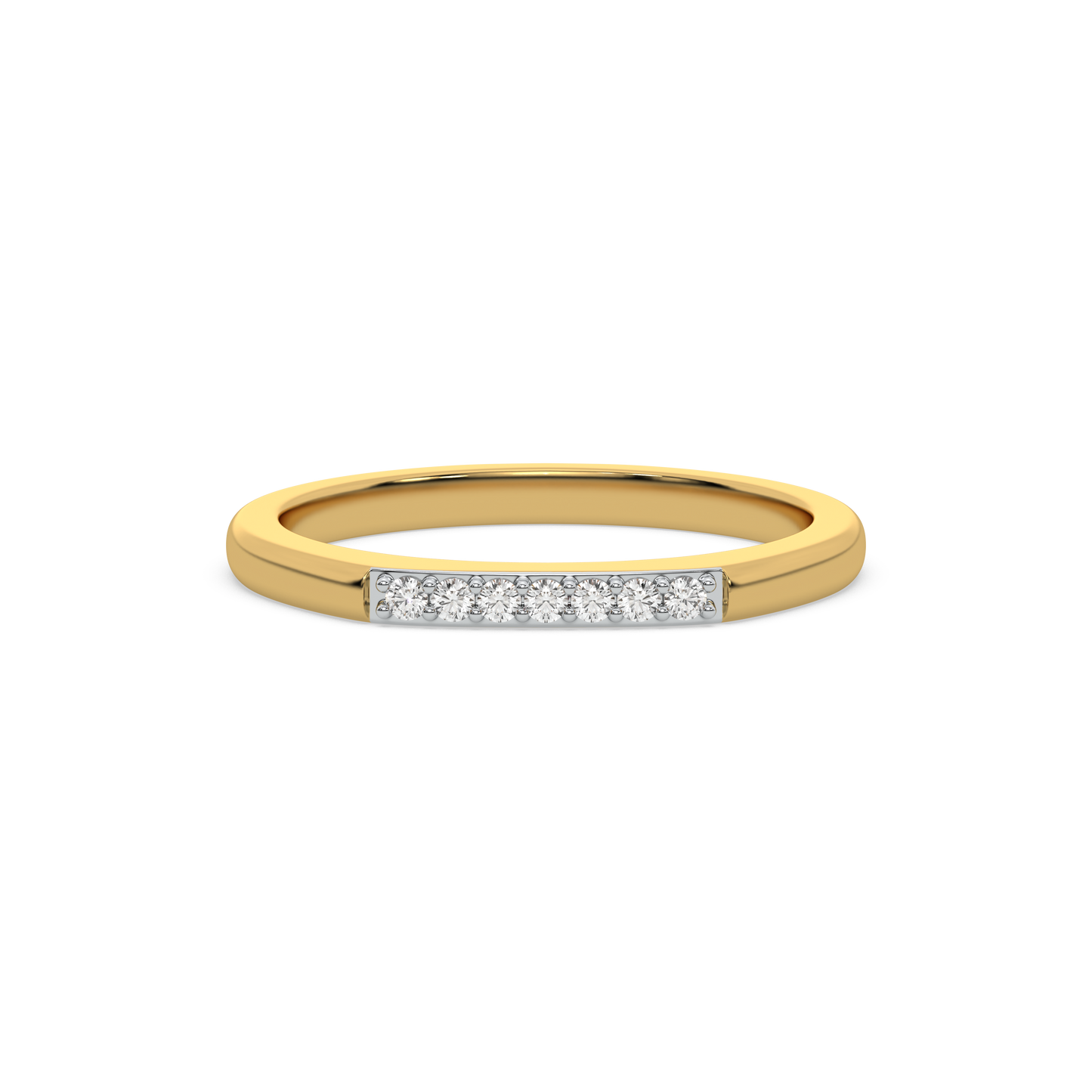 Classic Band - 18kt Gold Vermeil Lab Grown Diamond Ring