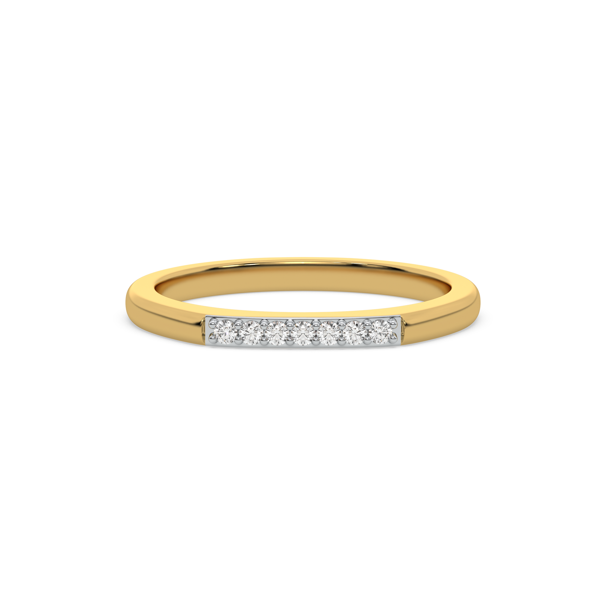 Classic Band - 18kt Gold Vermeil Lab Grown Diamond Ring