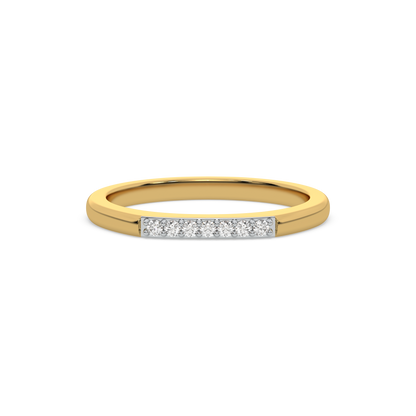 Classic Band - 18kt Gold Vermeil Lab Grown Diamond Ring