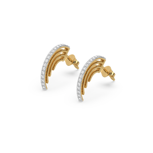 Classic Diamond Hoops - Lab Diamond Earrings