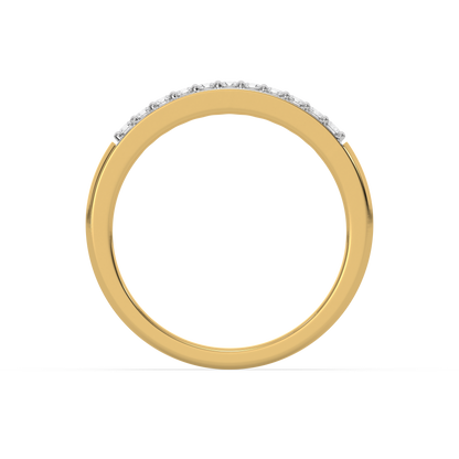 Classic Slim Band - 18kt Gold Vermeil Lab Grown Diamond Ring