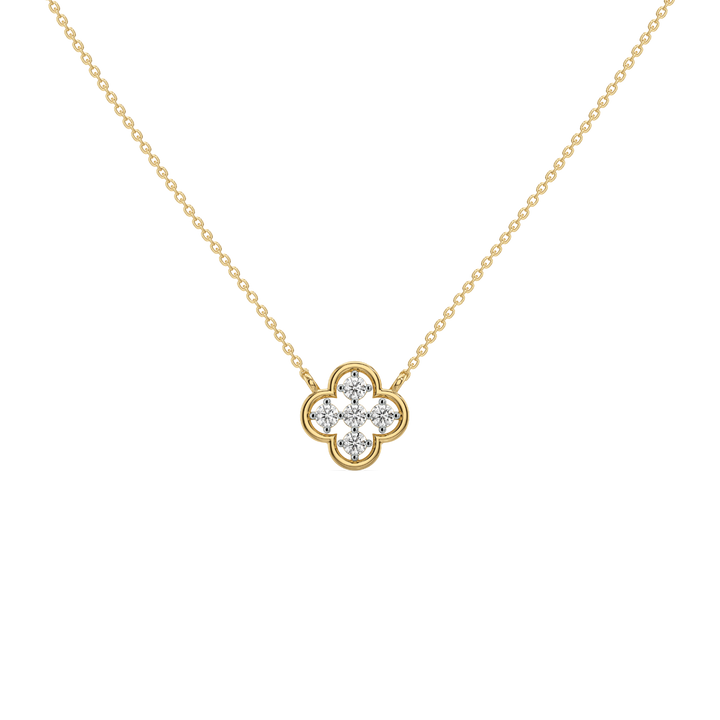 Clover - Lab Diamond Pendant Necklace