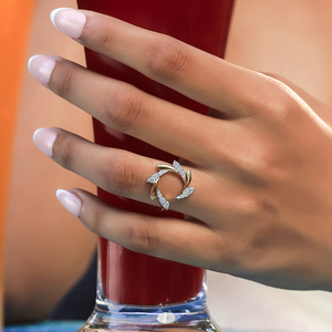 Cocktail Swirl - Lab Diamond Ring