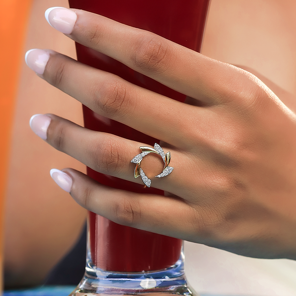 Lukson Cocktail Swirl Lab Grown Diamond Ring