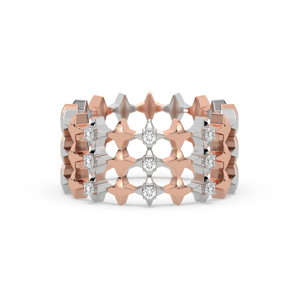 Cosmic Band Lab Grown Diamond Cocktail Ring Online- Lukson 