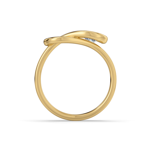 Lukson Eterna Curve Lab Grown Diamond Fashion Ring in India