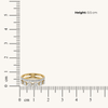Side-by-Side Pure Gold Lab Grown Diamond Band Ring