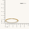Infinite Glow Pure Gold Lab Grown Diamond Bangle