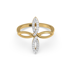 Duo Fleur - Lab Diamond Fashion Ring