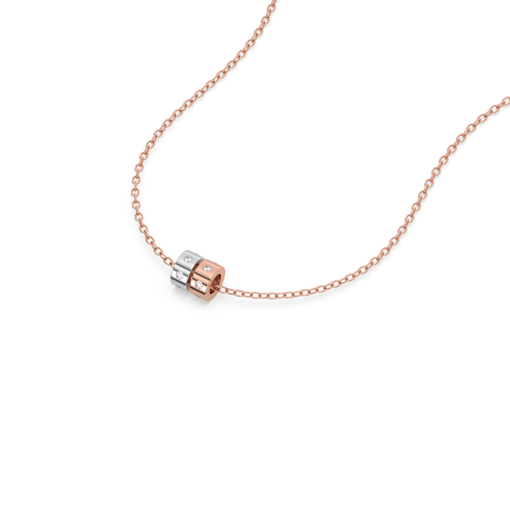 Duo Harmony - Lab Diamond Pendant Necklace
