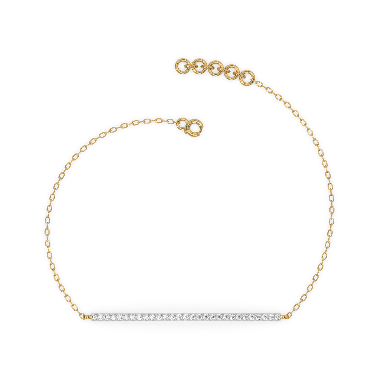 Row of Radiance - Lab Diamond Bracelet