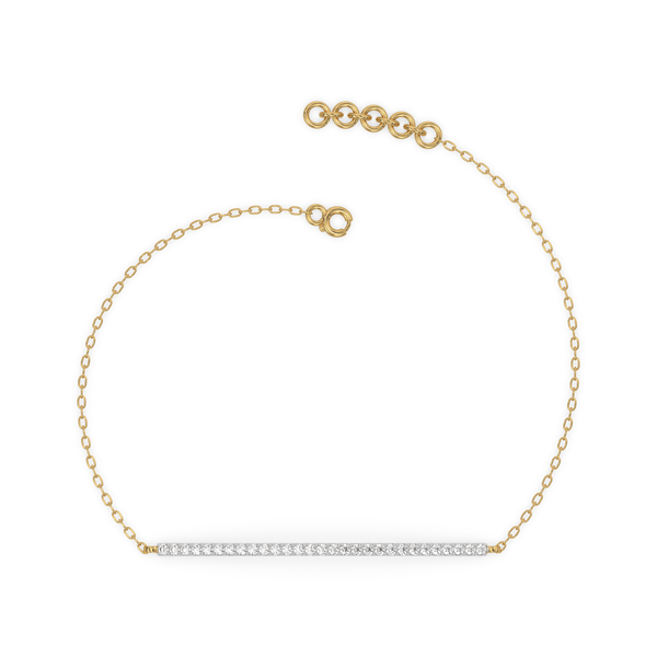 Row of Radiance - Lab grown Diamond Bracelet for Women - Lukson 