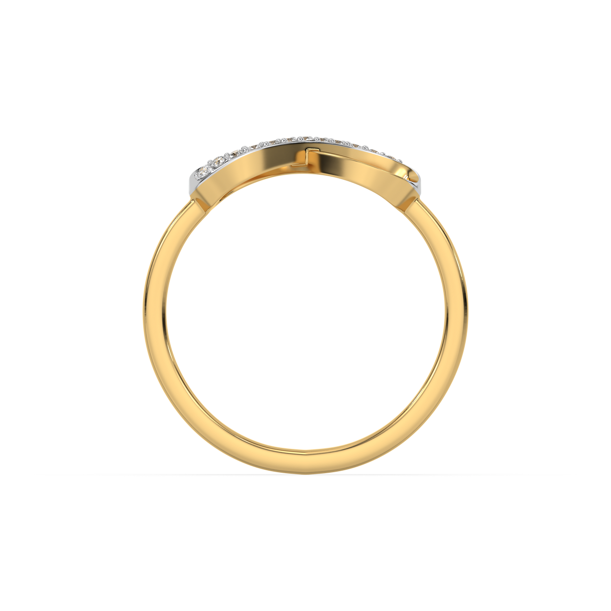 Infinity Lab Grown Diamond Ring - 18kt Gold Vermeil 