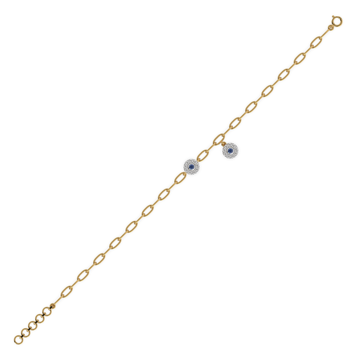 Eternal Glow - Lab Grown Diamond Charm Bracelet