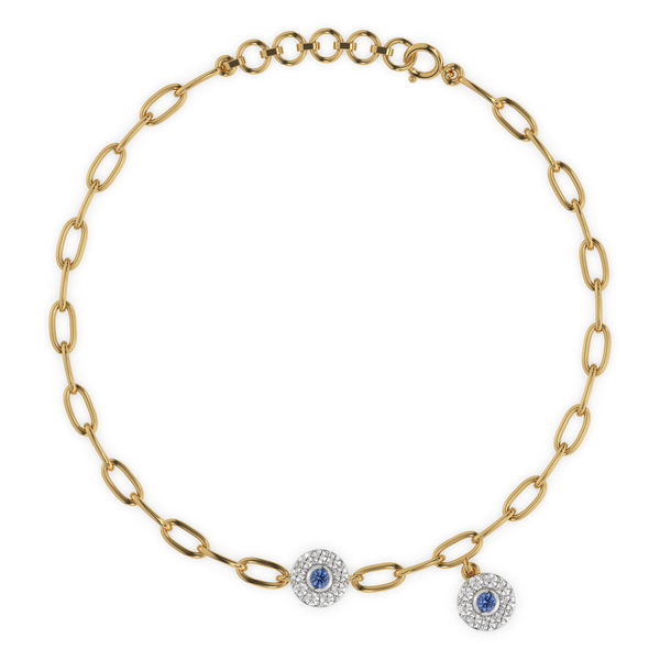 Eternal Glow - Lab Grown Diamond Charm Bracelet