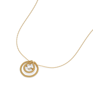 Twist of Fate - Lab Diamond Solitaire Necklace