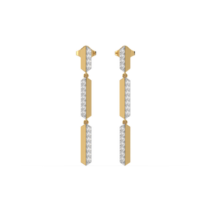 Power Play Drops - Lab Diamond Earrings