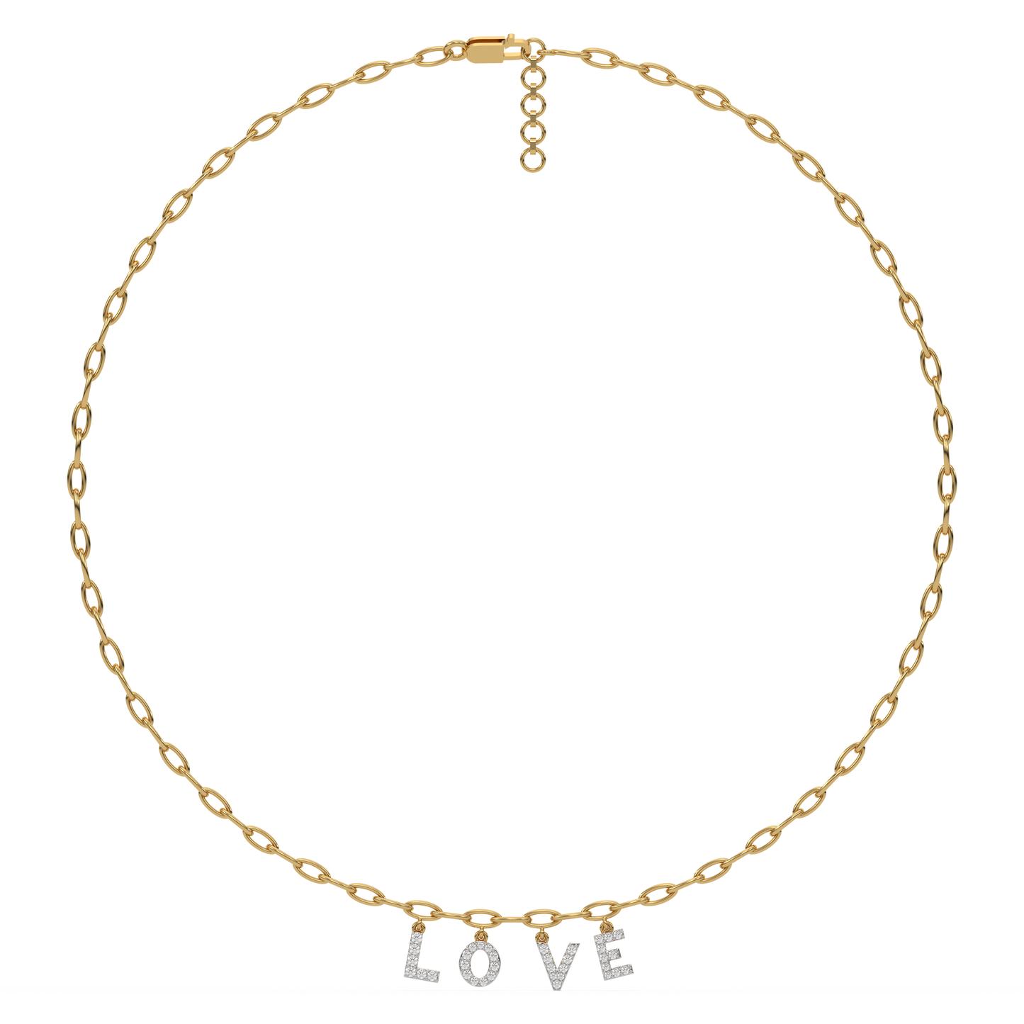 Love Letters Charm Necklace