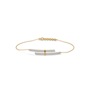 Edge of Elegance - Lab Diamond Bracelet