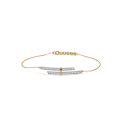 Edge of Elegance - Lab Diamond Bracelet