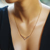  Edgy Dazzle Lab Grown Diamond Necklace - Lukson
