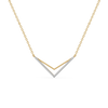 Lukson Edgy Dazzle Lab Grown Diamond Necklace