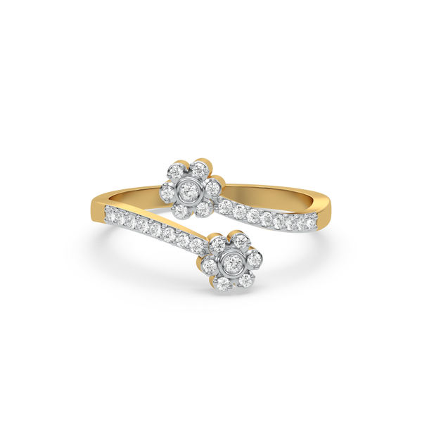 Lukson Eternal Bloom Lab Grown Diamond Open Top Ring Online