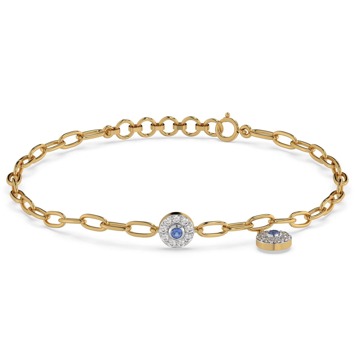 Eternal Glow - Lab Grown Diamond Charm Bracelet