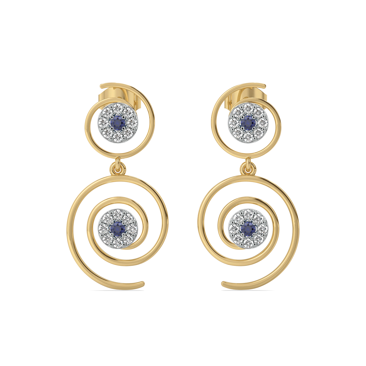Evil Eye Elixir - Lab Diamond Drop Earrings