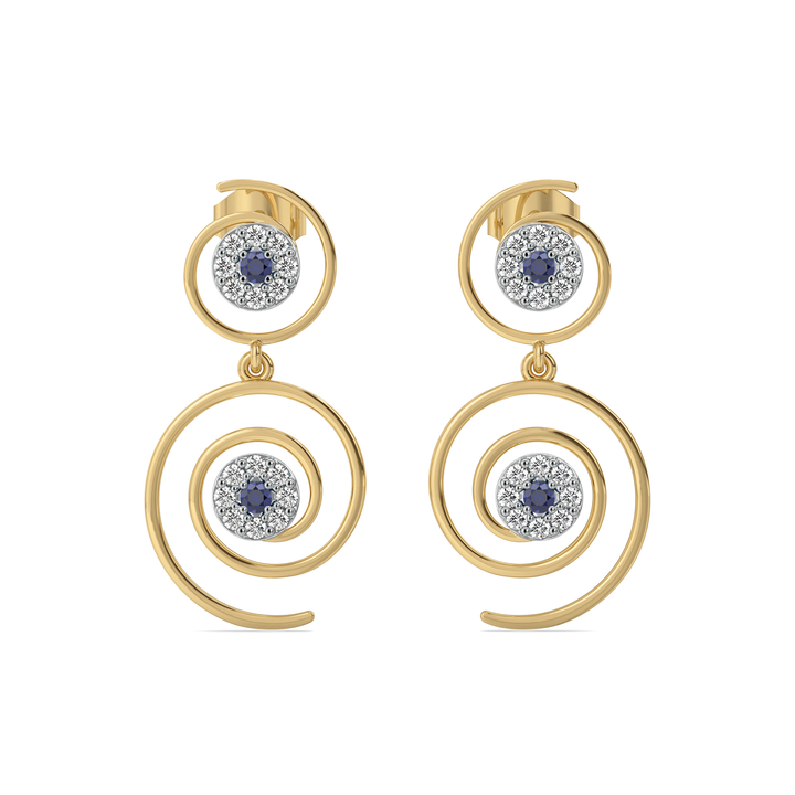 Evil Eye Elixir - Lab Diamond Drop Earrings