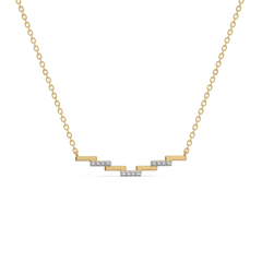 Floating Staircase - Lab Diamond Necklace