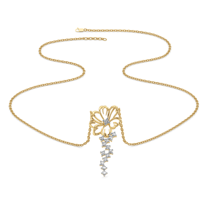 Flora Dewdrop - 18kt Gold Vermeil Lab Grown Diamond Necklace