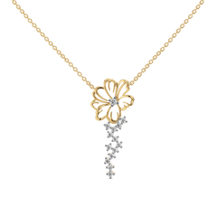Flora Dewdrops - Lab Diamond Necklace