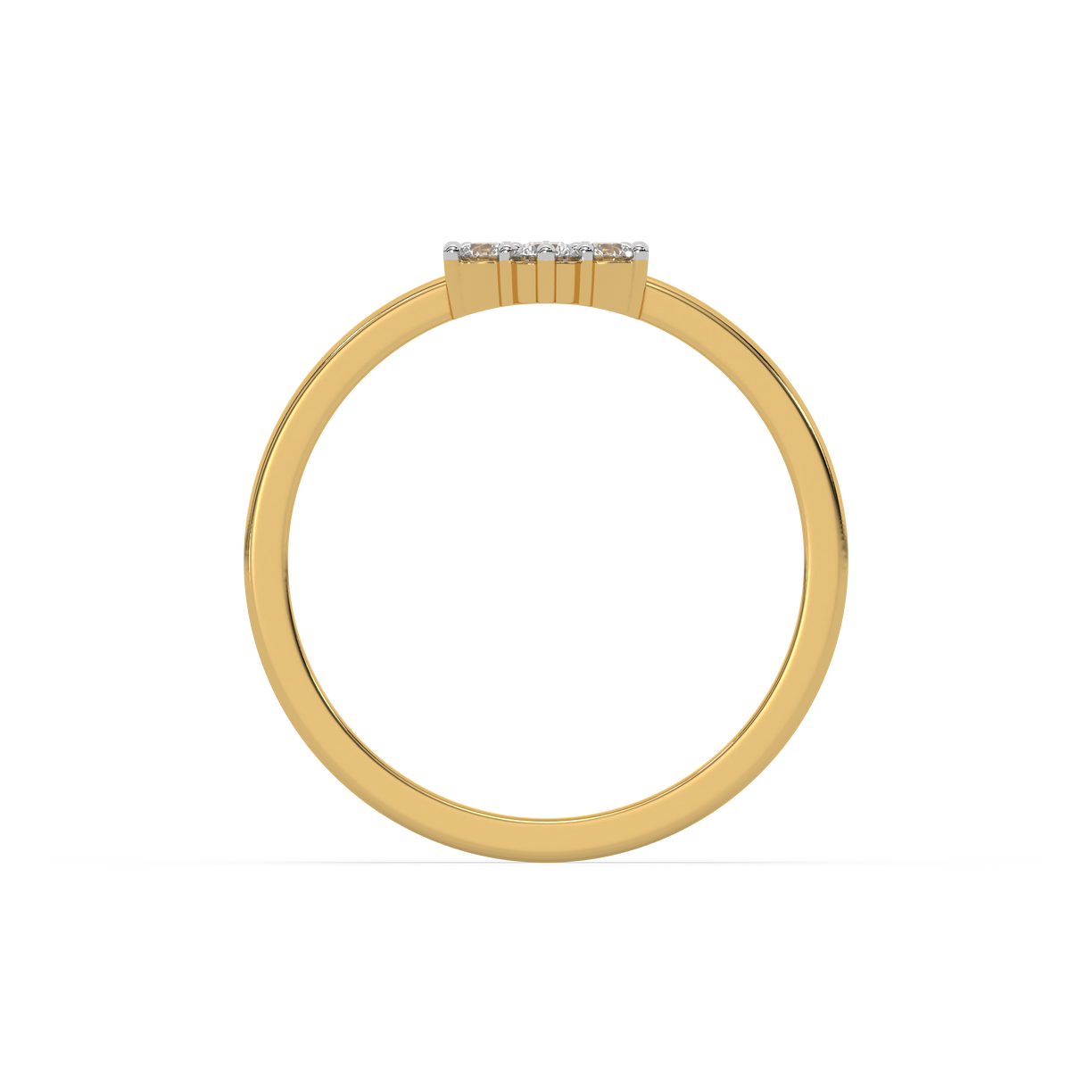 Floral Essence -18kt Gold Vermeil Lab Grown Diamond Ring