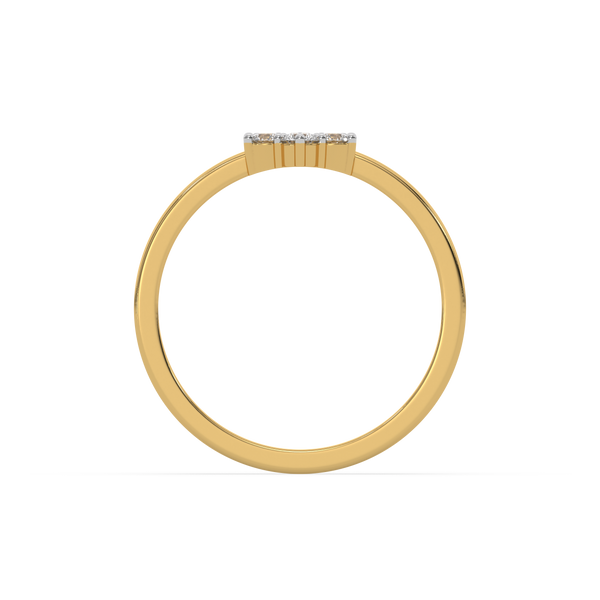 Lukson Floral Essence Lab Grown Diamond Ring in India