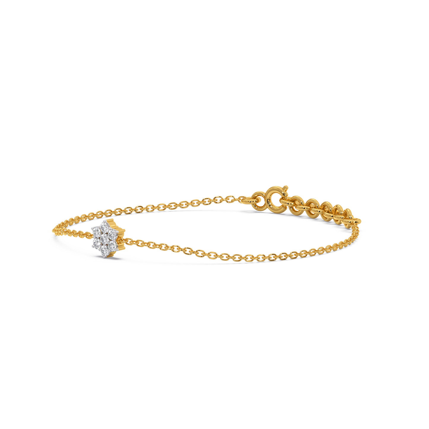Floral Essence - Lab Grown Diamond Bracelet