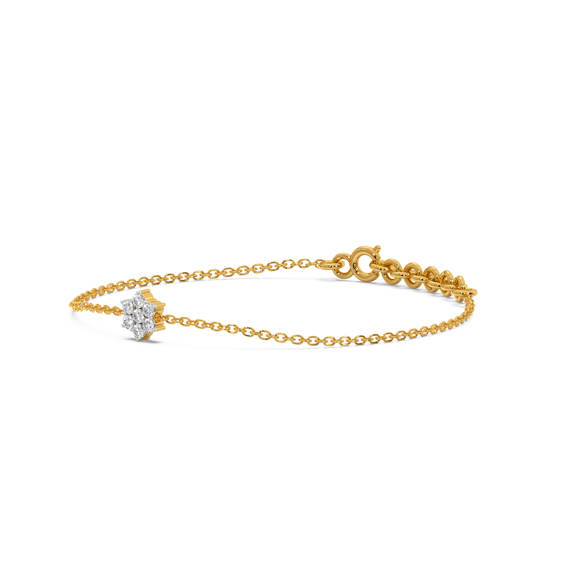 Floral Essence - Lab Grown Diamond Bracelet