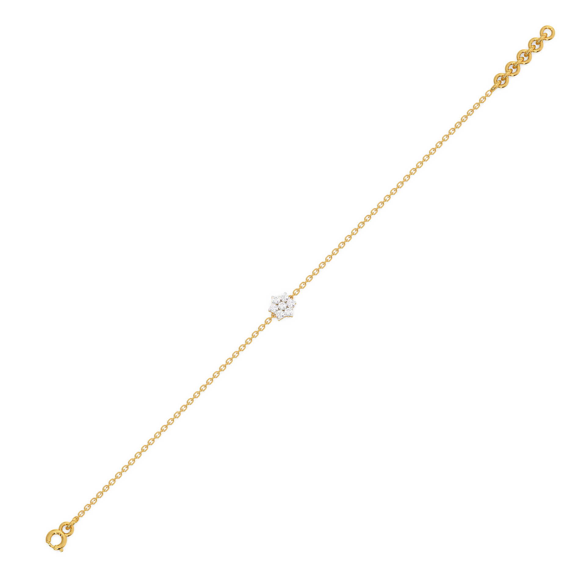 Floral Essence - Lab Grown Diamond Bracelet